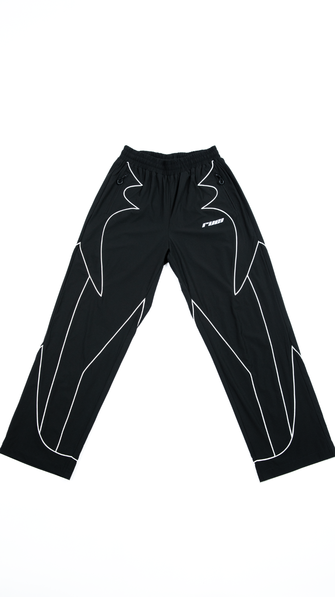 RUEI Black Track Pants